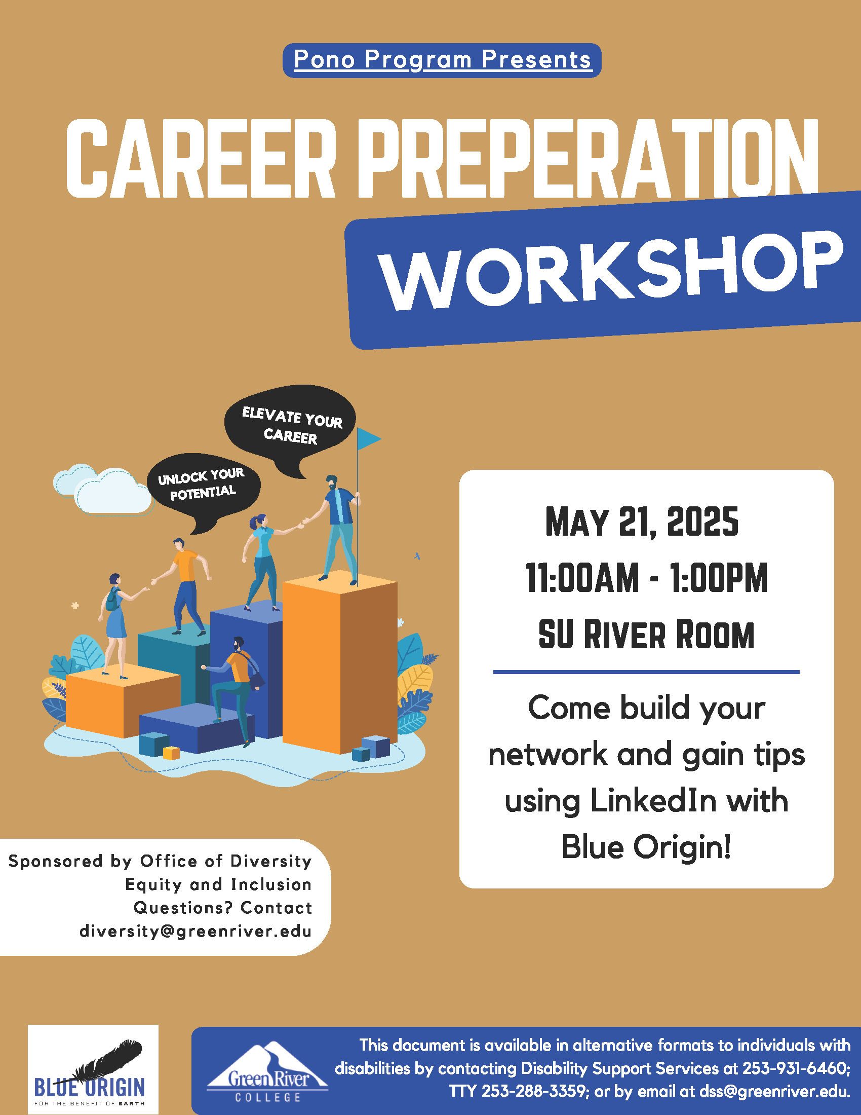 Career Preparation Workshop Event Flyer