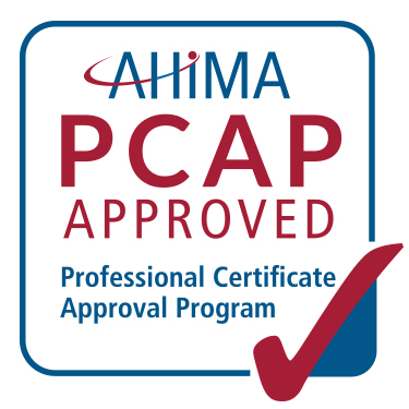 AHIMA Professional Certificate Approval Program logo