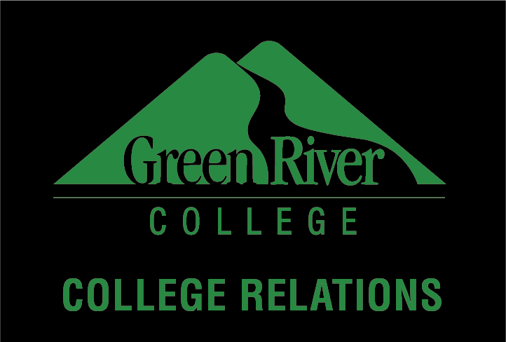 image depicting a proper Green River College subordinate logo with the text 