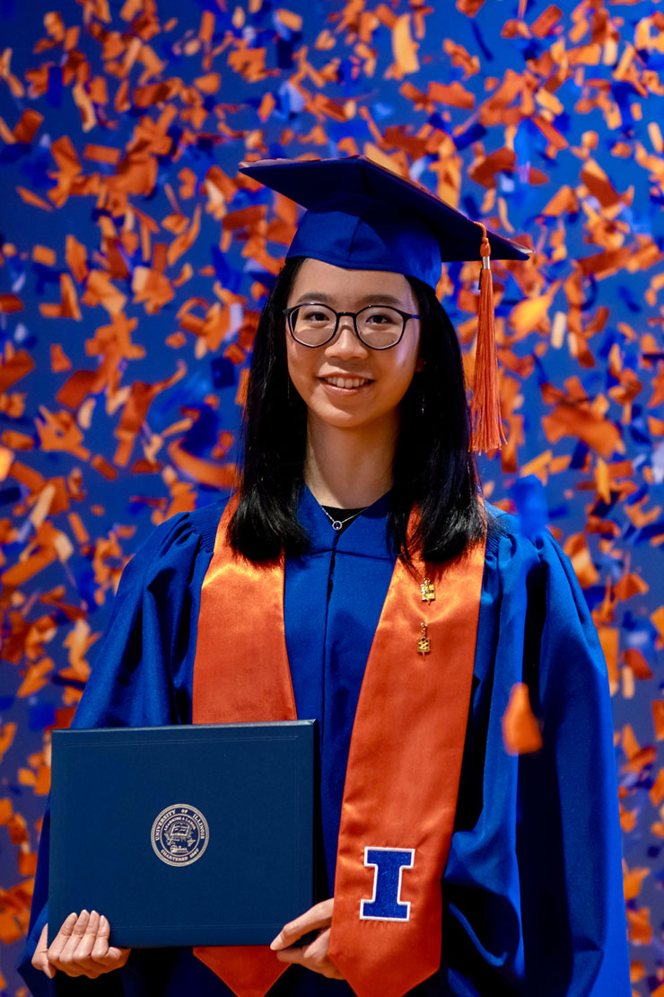 Patricia Wendy graduates from University of Illinois at Urbana-Champaign 