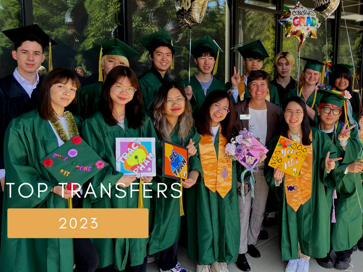 GRC International students transfer to top universities 