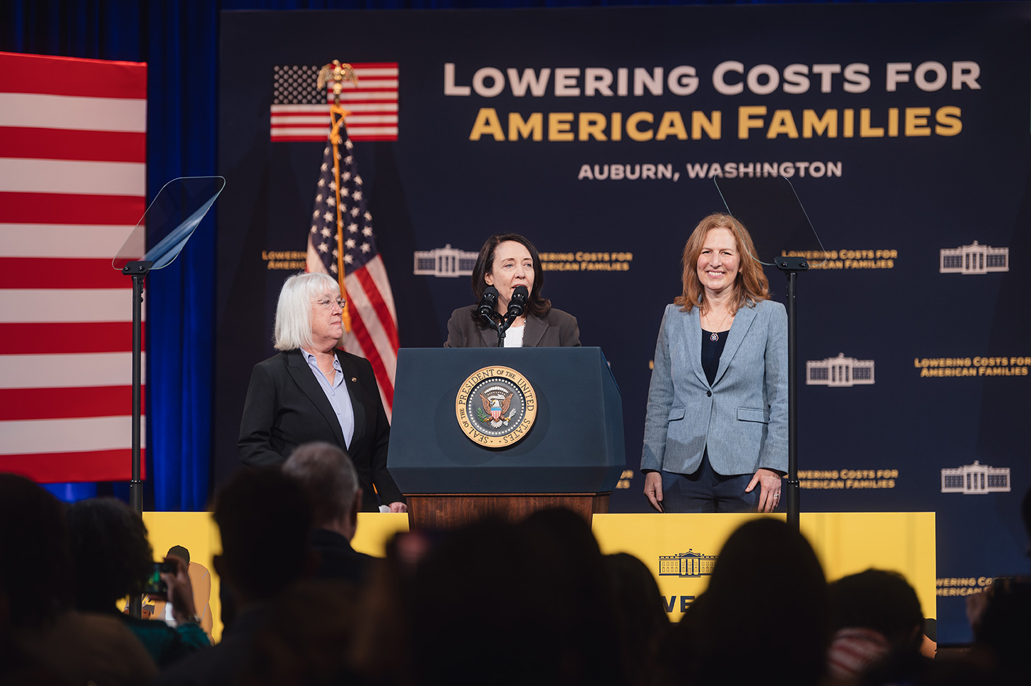 U.S. Senators Maria Cantwell and Patty Murray, and U.S. Rep. Kim Schrier also provided remarks.