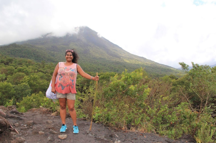 Costa Rica_Volcano selfie_Sarah Bolla